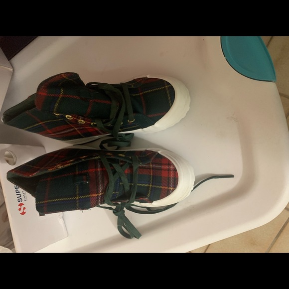 Superga plaid high top - Picture 3 of 4